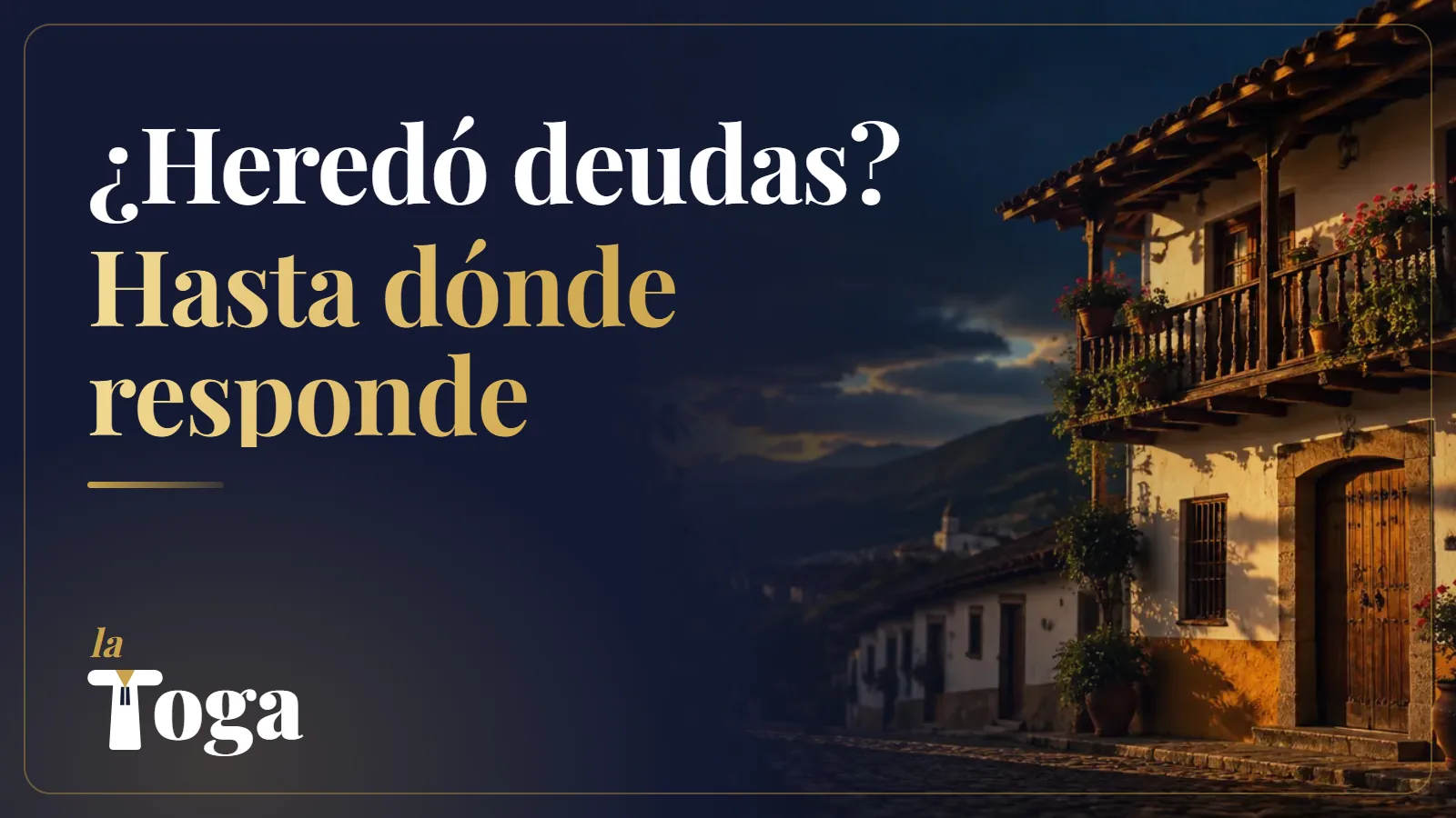 Se heredan las deudas en Colombia